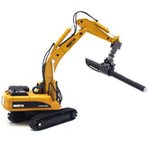 Huina 1:50 Metal Alloy Grab Excavator Diecast Model image 1